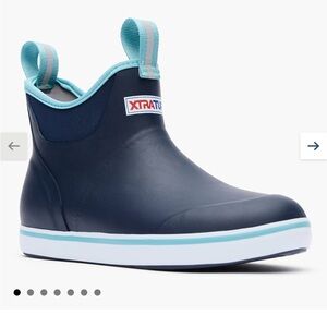 XTRATUF Women's Navy Rain Boots